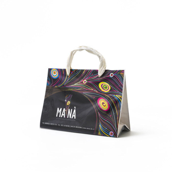 Shopper lusso in plastica personalizzate