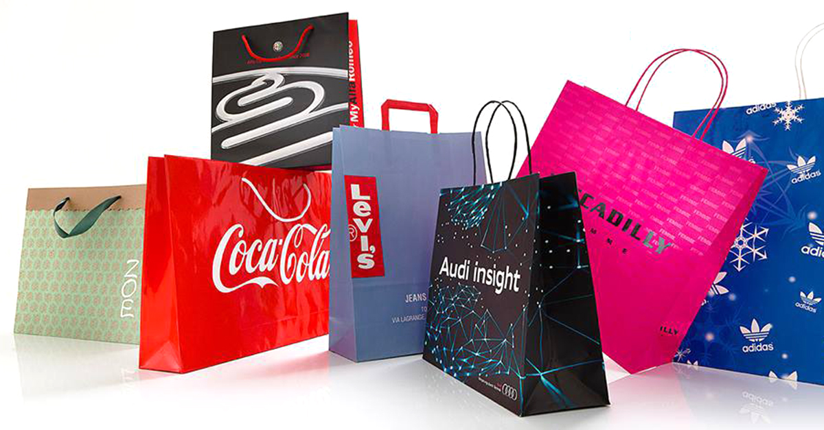  Shopping Bags, buste e sacchetti in carta  | Quickbags
