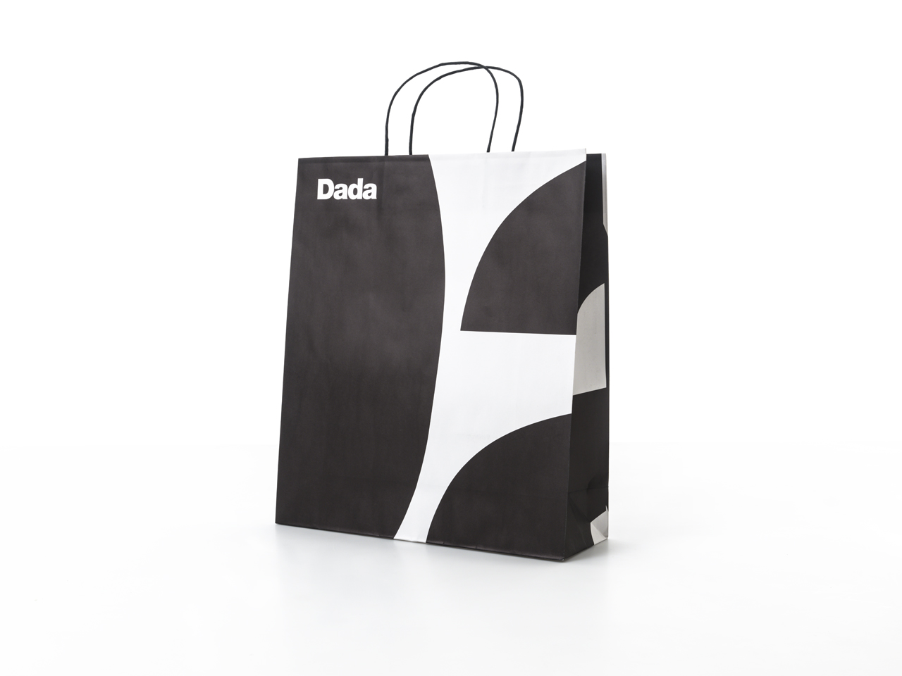 Shopper Buste Carta Kraft Bianco Manico Cordino Ritorto | ChartaRè