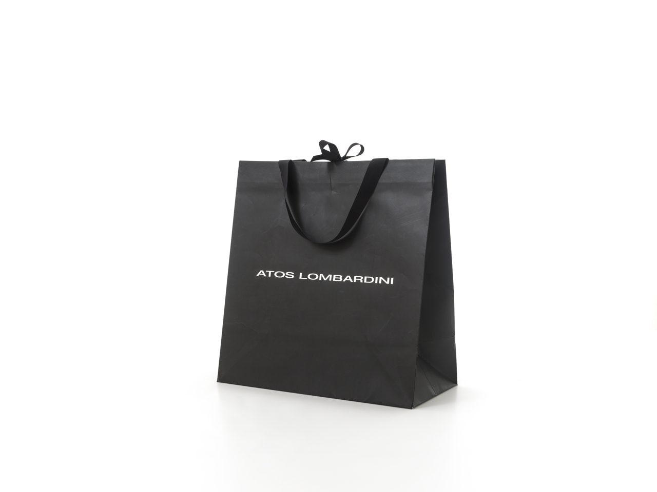 Shopper Take Away In Carta Kraft - Con Fondo Quadro, 50 Pezzi, Bianco - Foto 11